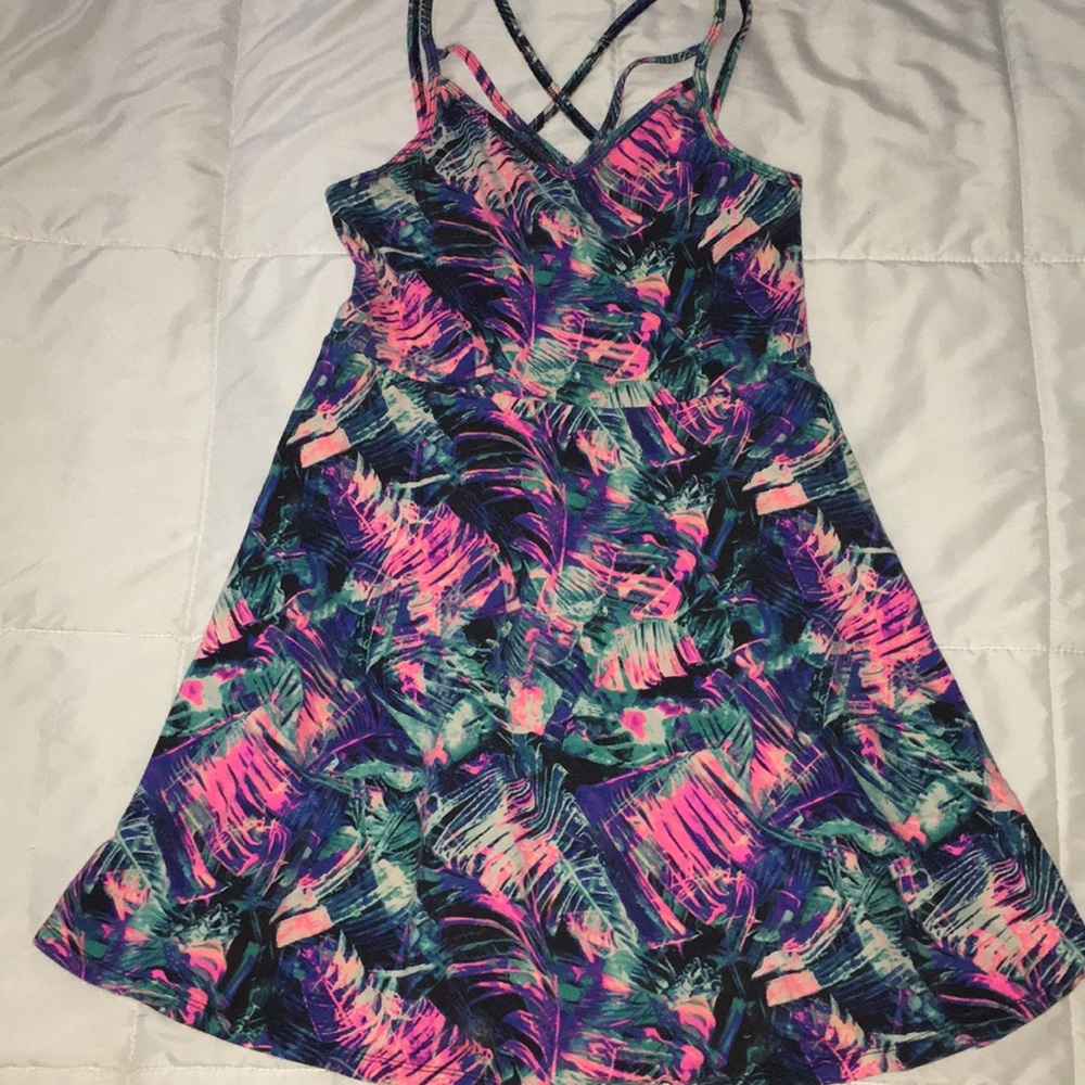 Neon PINK mini dress